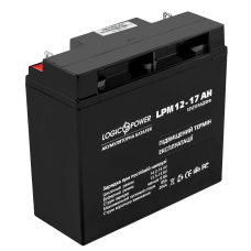 Батарея до ДБЖ LogicPower AGM 12V 17Ah (LPM-12V-17Ah)