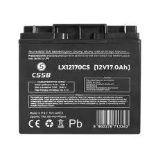 Батарея до ДБЖ AGM CSSB 12V 17 Ah VRLA (LX12170CS)
