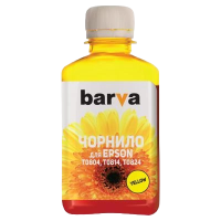 Чернила Barva для Epson T0814 (E081-144), специальное, водорастворимое, желтое, 180 мл.