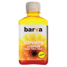 Чорнило Barva для Epson T0814 (E081-144), спеціальне, водорозчинне, жовте, 180 мл.