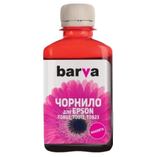 Чорнило BARVA для Epson T0813 (E081-141), спеціальне, водорозчинне, пурпурове, 180 мл.