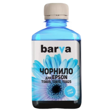 Чорнило Barva для Epson T0815 (E081-147), спеціальне, водорозчинне, світло-блакитне, 180 мл.