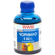 Чорнило WWM для Epson 673 (E82/C), блакитне, 200 мл.