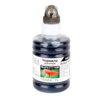 Чорнило Makkon для Epson 110 (C13T01L14A / C13T03P14A), пігментне, чорне, 140 мл.