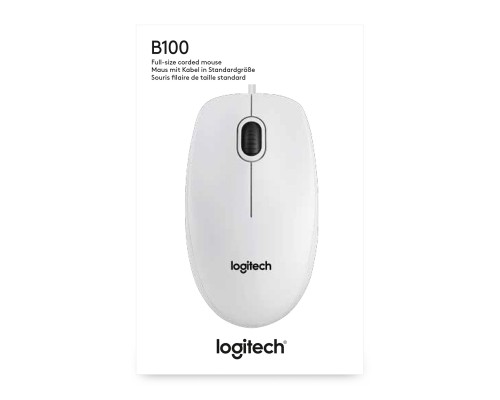 ✅Мишка Logitech B100 USB White (910-003360) Мишка Logitech B100 USB White (910-003360)