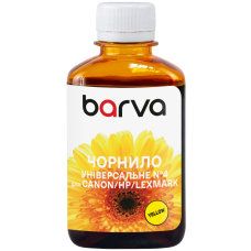 Чорнило Barva для Canon/HP/Lexmark CU4-478Y, універсальне, жовте, 180 мл.