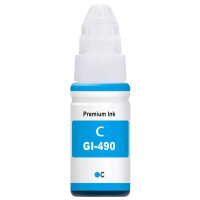 Чернило TM ES для Canon GI-490C (GI-490C), голубое, 70 мл. - Premium