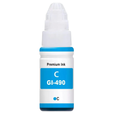 Чорнило TM ES для Canon GI-490C (GI-490C), блакитне, 70 мл. - Premium