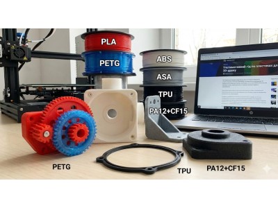 Ультимативный гид по пластикам для 3D-печати: От PLA до Карбона