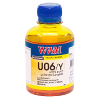 Чернило WWM универсальное для Canon/HP/Lexmark U06/Y, желтое, 200 мл.