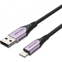 Кабель Vention 2.4A AM / Lightning 2m Purple (LABVH) - TM ES