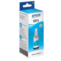 Чорнило для Epson T664 (C13T66424A) оригінал, блакитне, 70 мл.