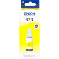 Чернило для Epson T673-4 (C13T67344A), оригинал, желтое, 70 мл.