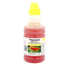 Чорнило Makkon для Canon G1400/G2400/G3400/G4400 (IMN-CAN-G1400-100Y), жовте, 100 мл.