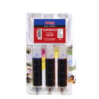 Заправочний набір WWM Canon PG-440 / PG-445 / PG-46 / PG-84 (IR3.C45/BP), чорний, 3 шт. x 20 мл