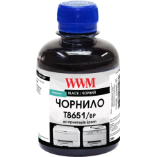 Чорнило WWM для Epson T8651 (C13T865140), пігментне, чорне, 200 мл.